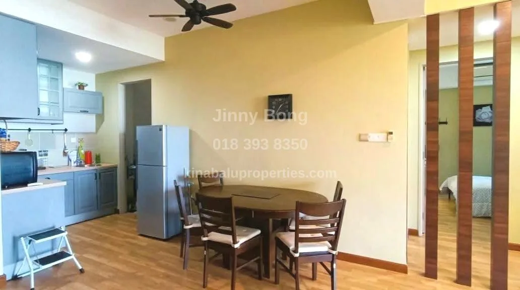 Kitchen and dining area