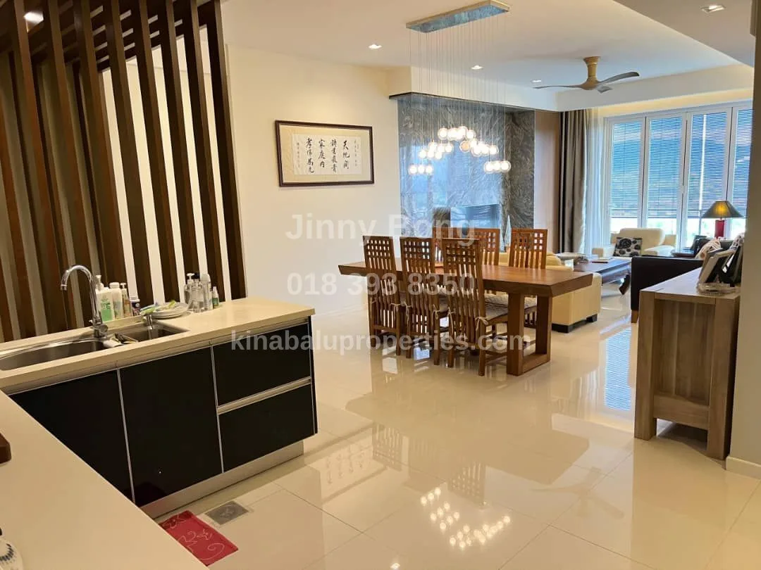 Dry Kitchen and Dining Area